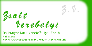 zsolt verebelyi business card